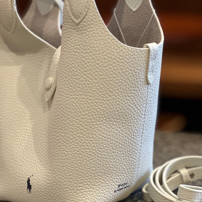 POLO PLAY SMALL LEATHER TOTE & CROSSBODY BAG