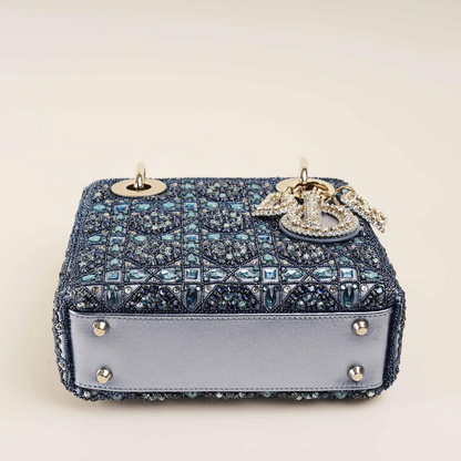 LADY DIOR MINI WITH PEARLS
