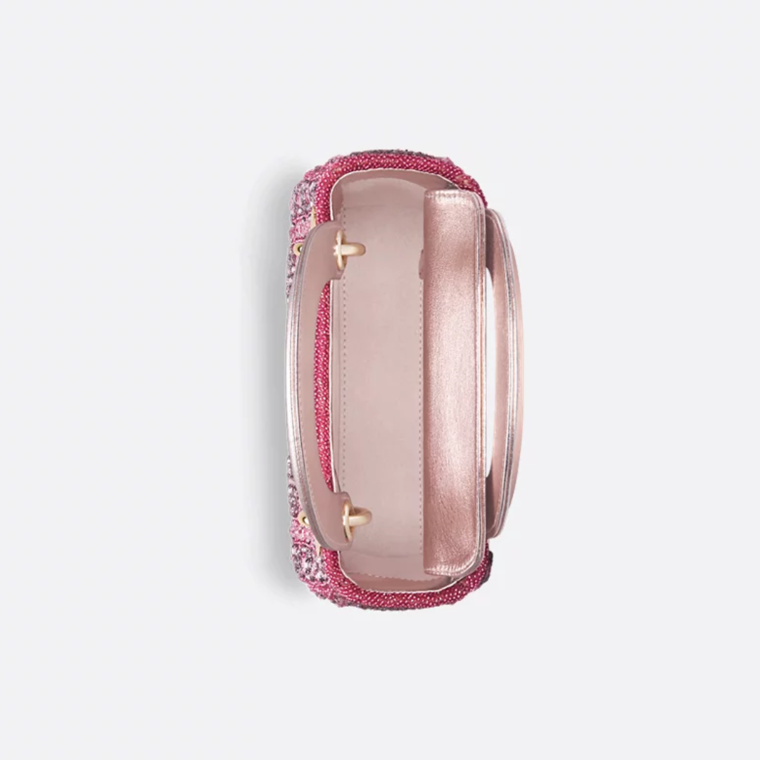 LADY DIOR MINI WITH PEARLS