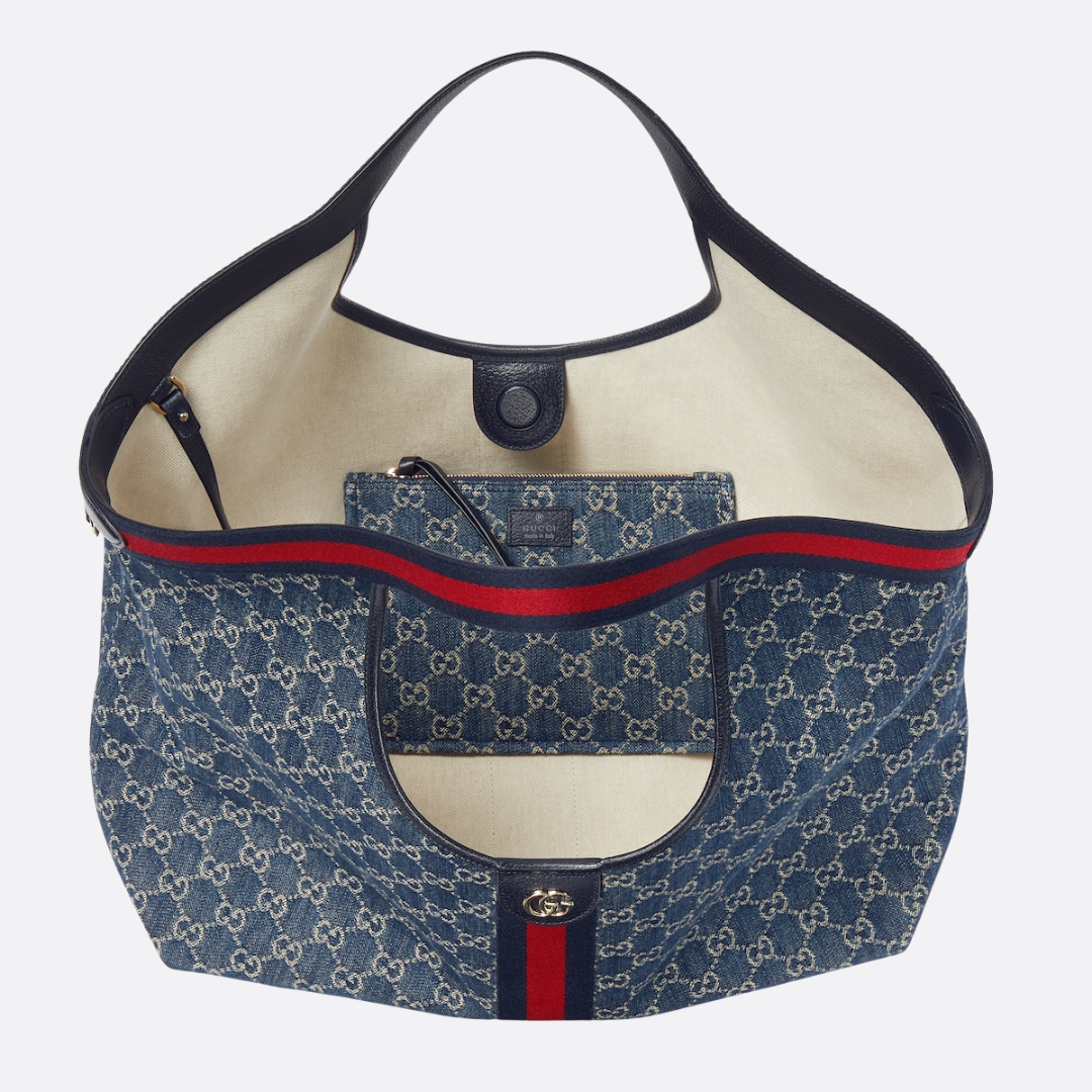 LARGE GUCCI GIGLIO SHOPPER BAG