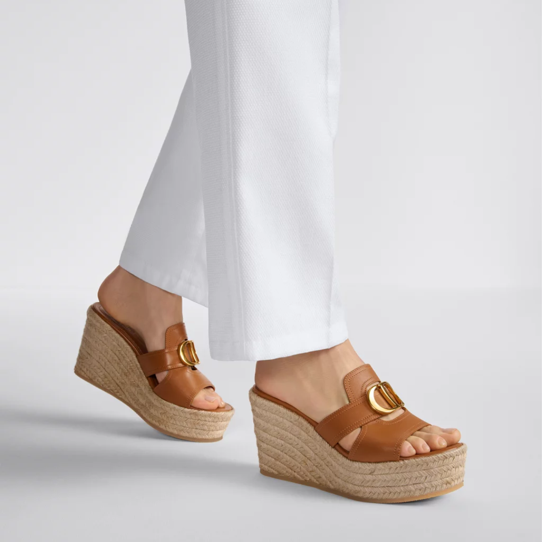 DIOR BOBBY MEDIUM BAG AND 30 MONTAIGNE WEDGE SANDALS SET