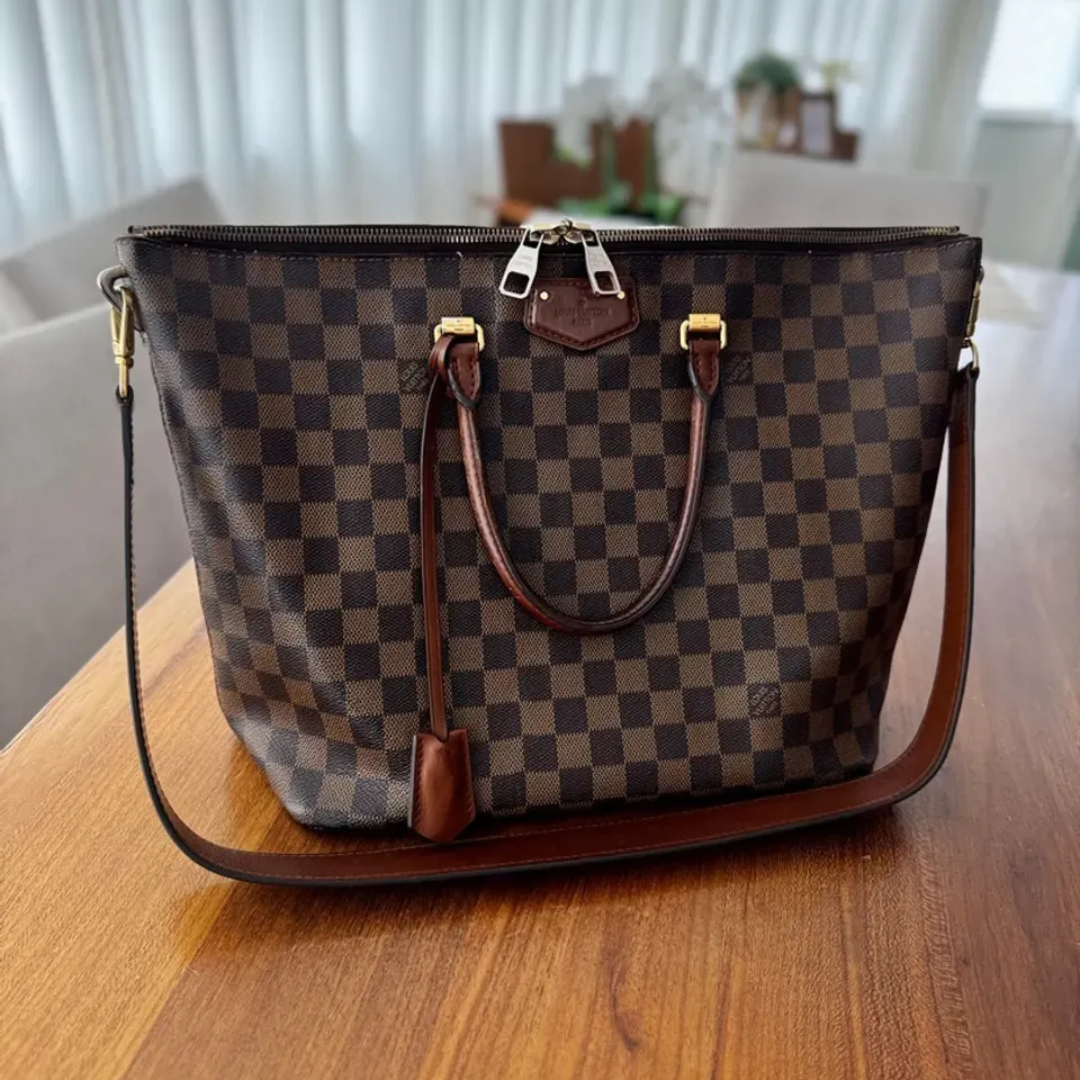 LOUIS VUITTON – SMALL CHECKED HAND BAG