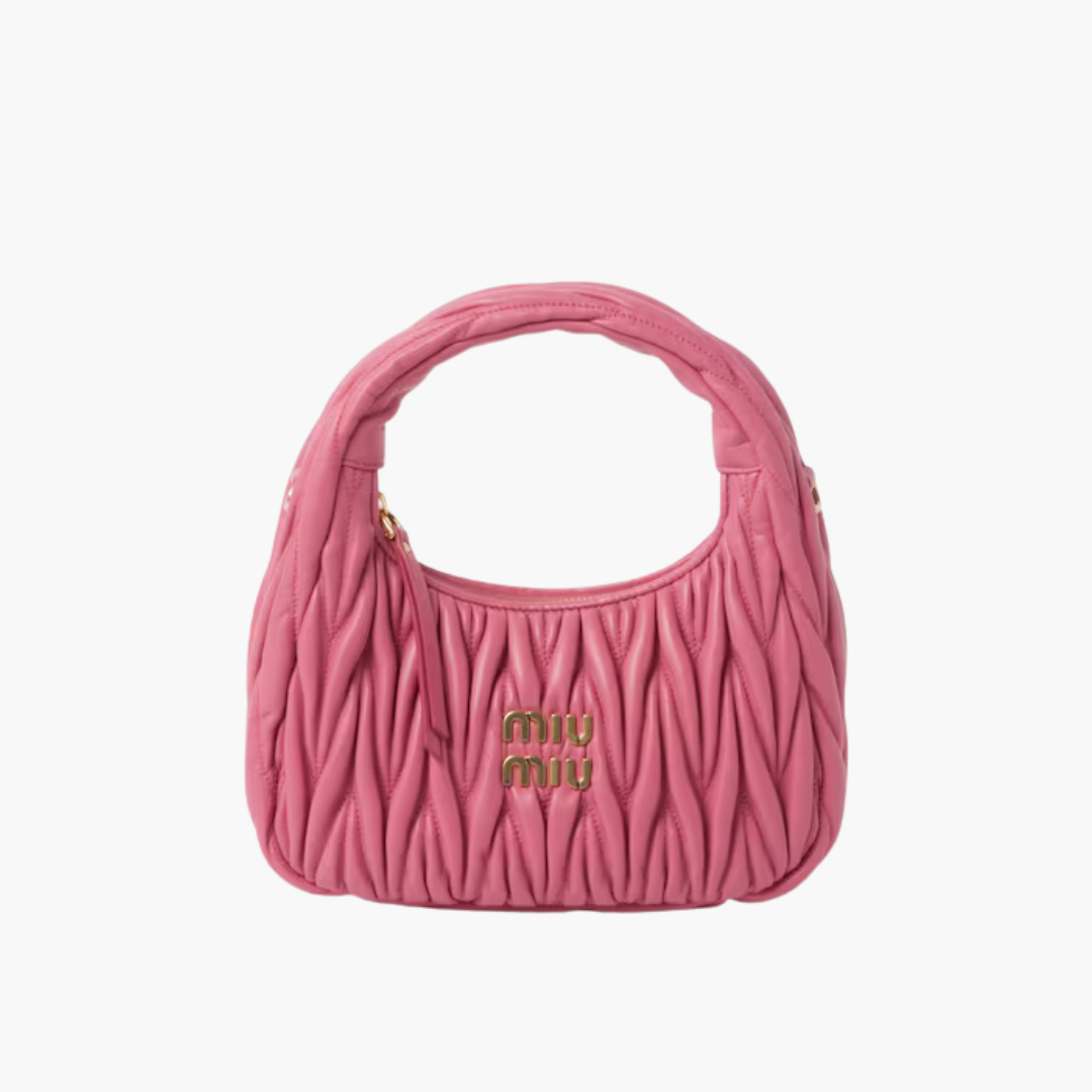 MIU MIU WANDER SHOULDER BAG MADE OF MATELASSÉ NAPPA LEATHER