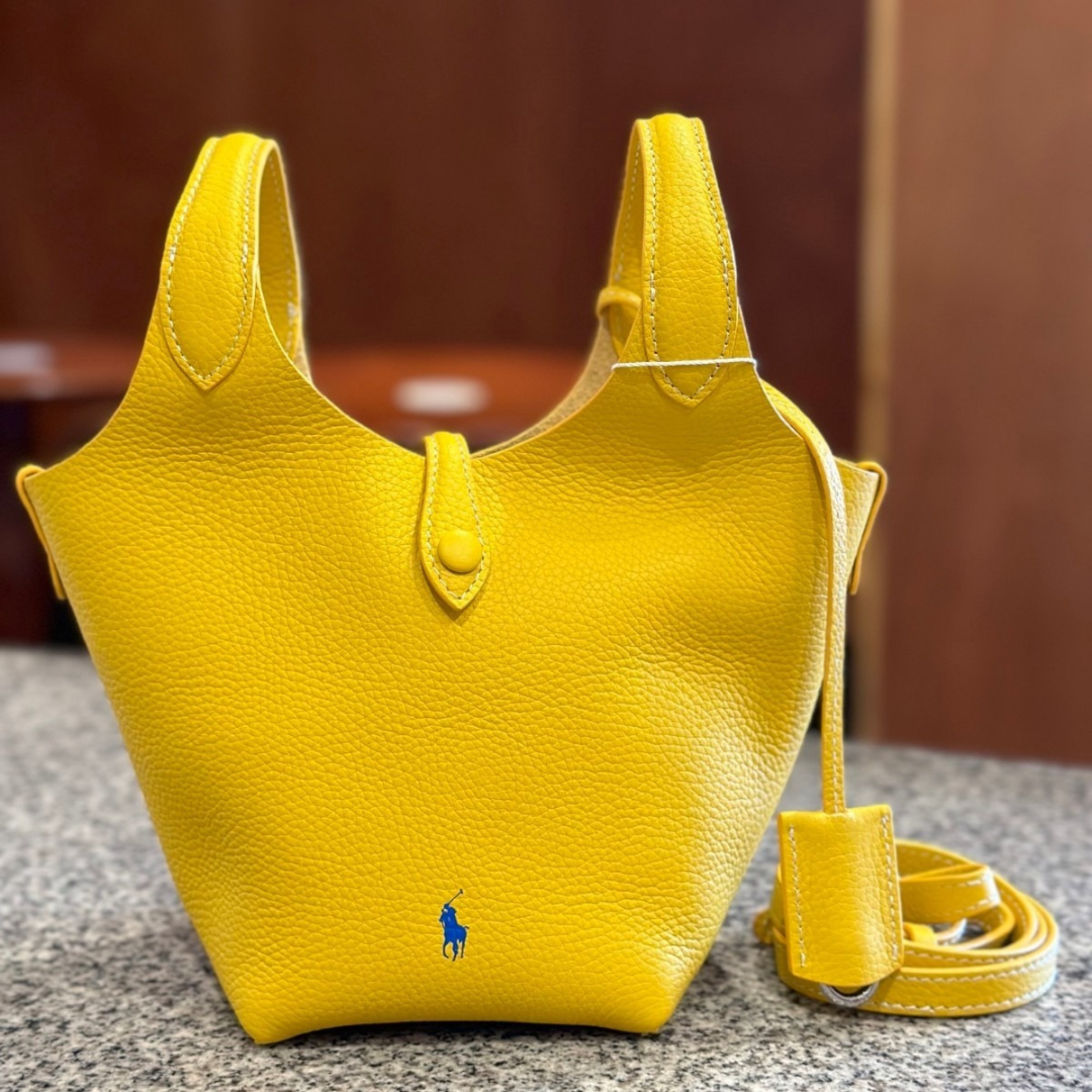 POLO PLAY SMALL LEATHER TOTE & CROSSBODY BAG