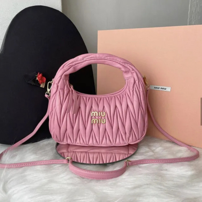MIU MIU WANDER SHOULDER BAG MADE OF MATELASSÉ NAPPA LEATHER