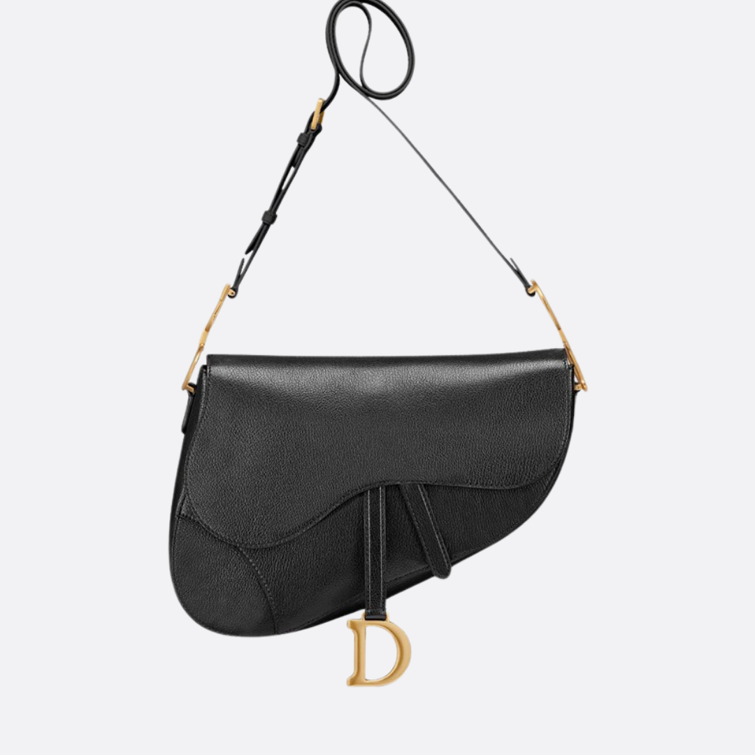 DIOR LARGE SOFT SADDLE HANDBAG WITH STRAP