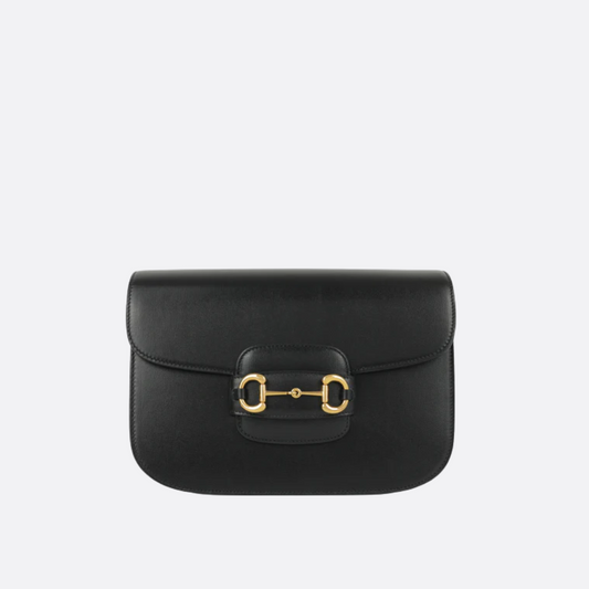 GUCCI 1995 SHOULDER BAG WITH HORSEBITE