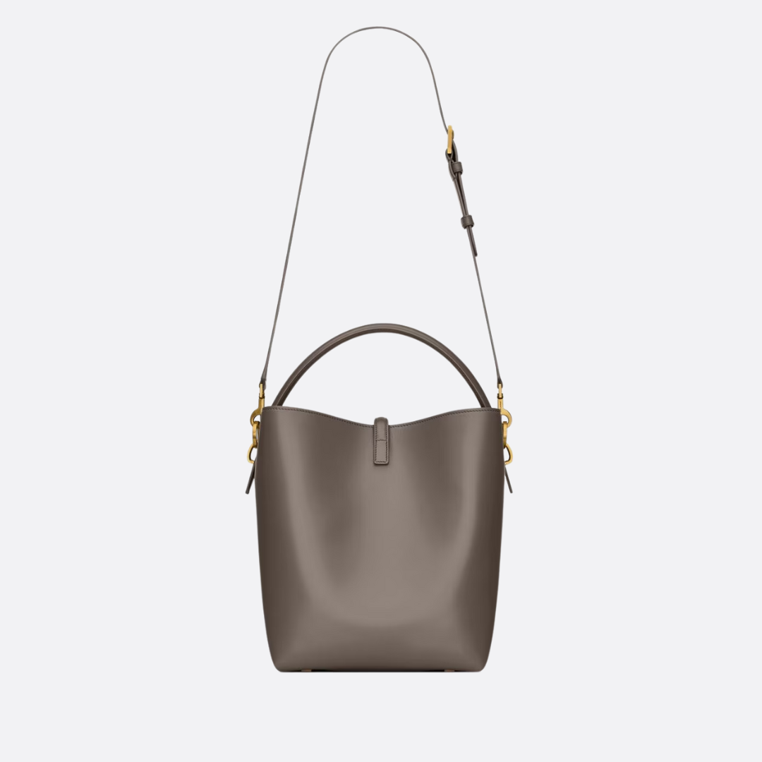 SAINT LAURENT LE 37 BUCKET BAG IN SHINY LEATHER