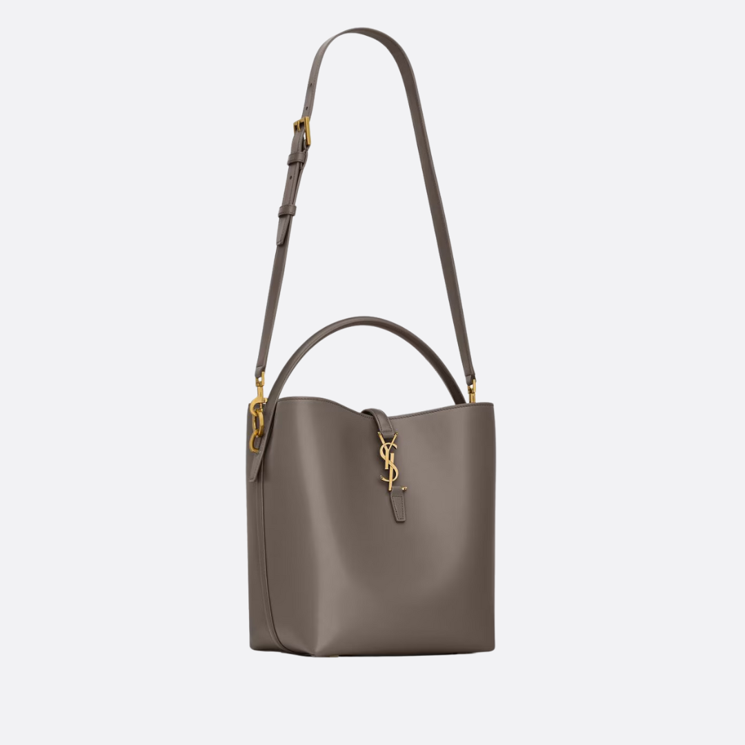 SAINT LAURENT LE 37 BUCKET BAG IN SHINY LEATHER