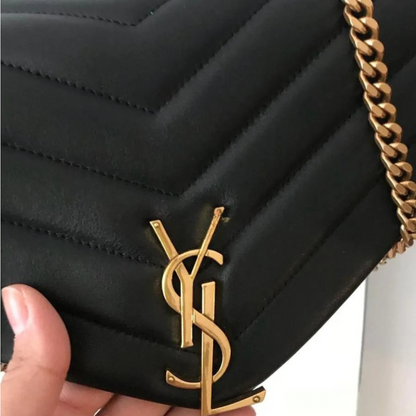 YVES SAINT LAURENT SET HANDBAG AND SANDALS