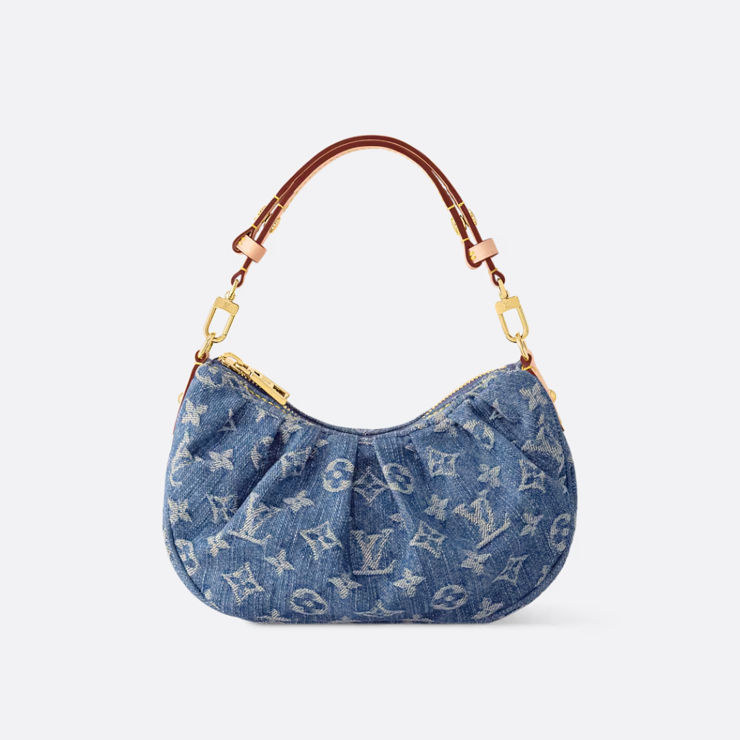 LOUIS VUITTON HAND BAG MADE OF MONOGRAM DENIM