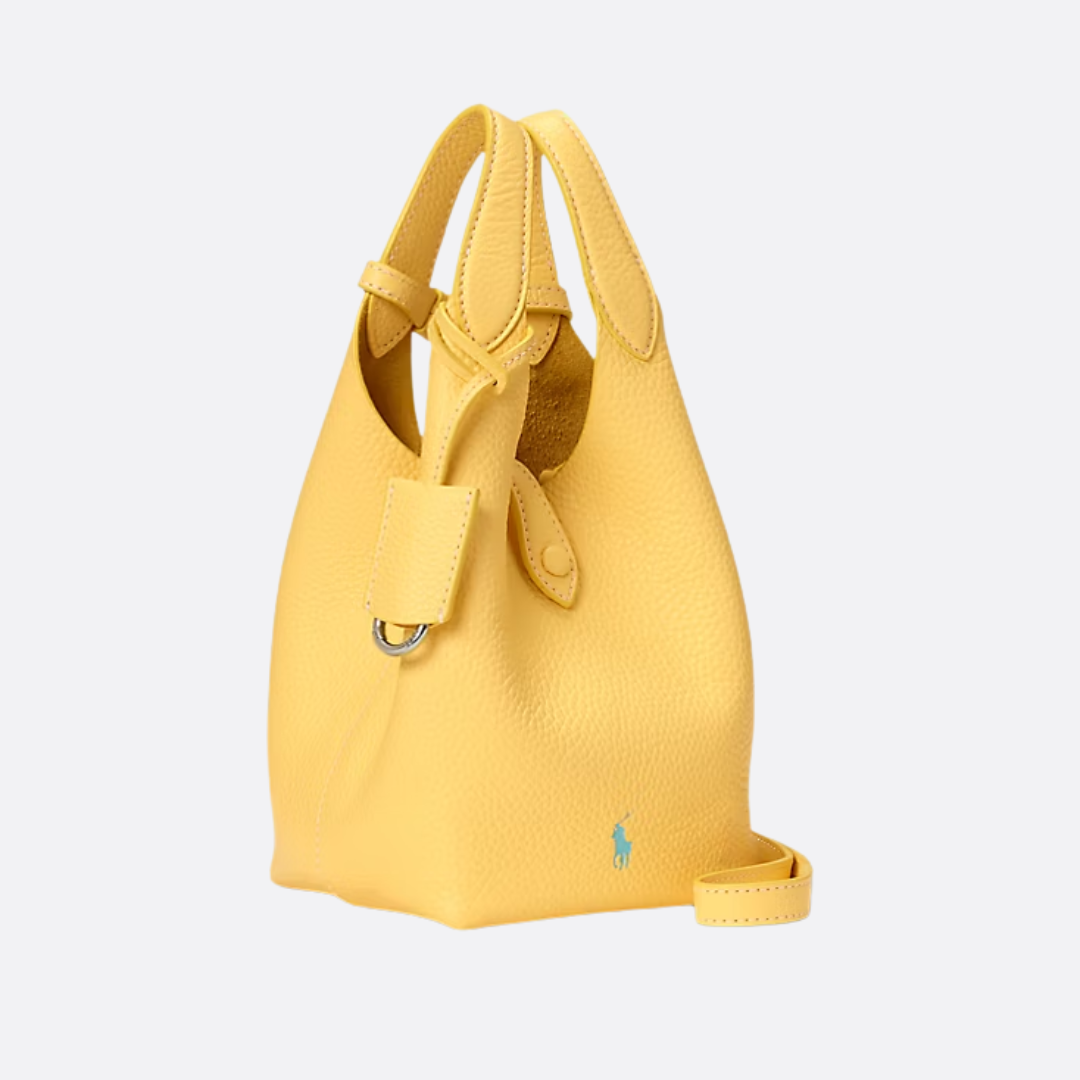 POLO PLAY SMALL LEATHER TOTE & CROSSBODY BAG