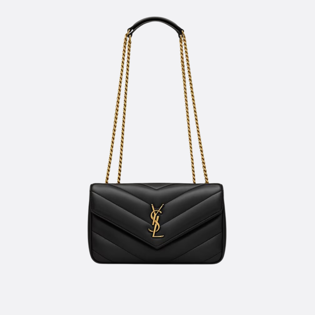 YVES SAINT LAURENT SET HANDBAG AND SANDALS