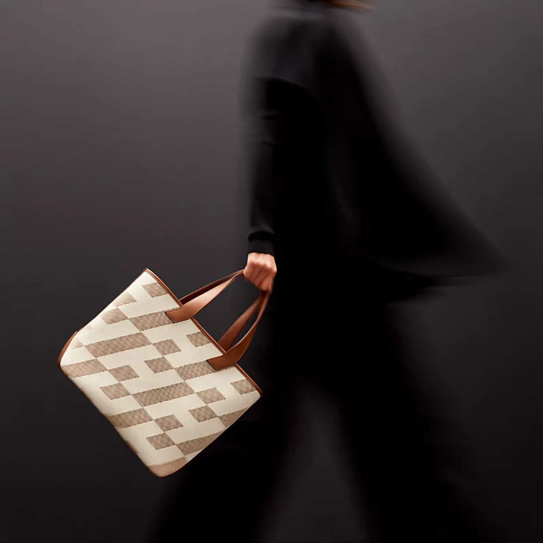 SLANTED H SHOPPING BAG 40 BY HERMÈS
