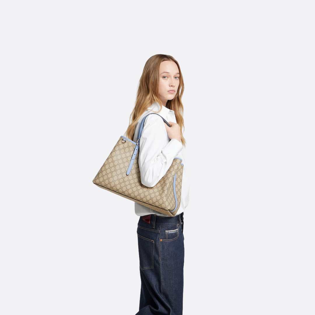LARGE GG EMBLEM SHOPPER BY GUCCI