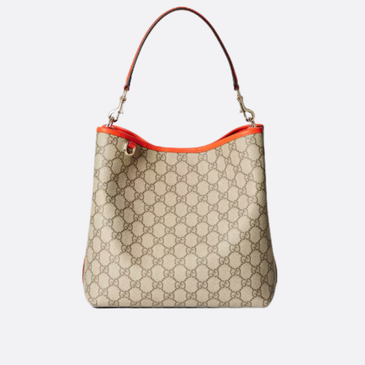 GUCCI – MEDIUM BUCKET BAG WITH GG EMBLEM