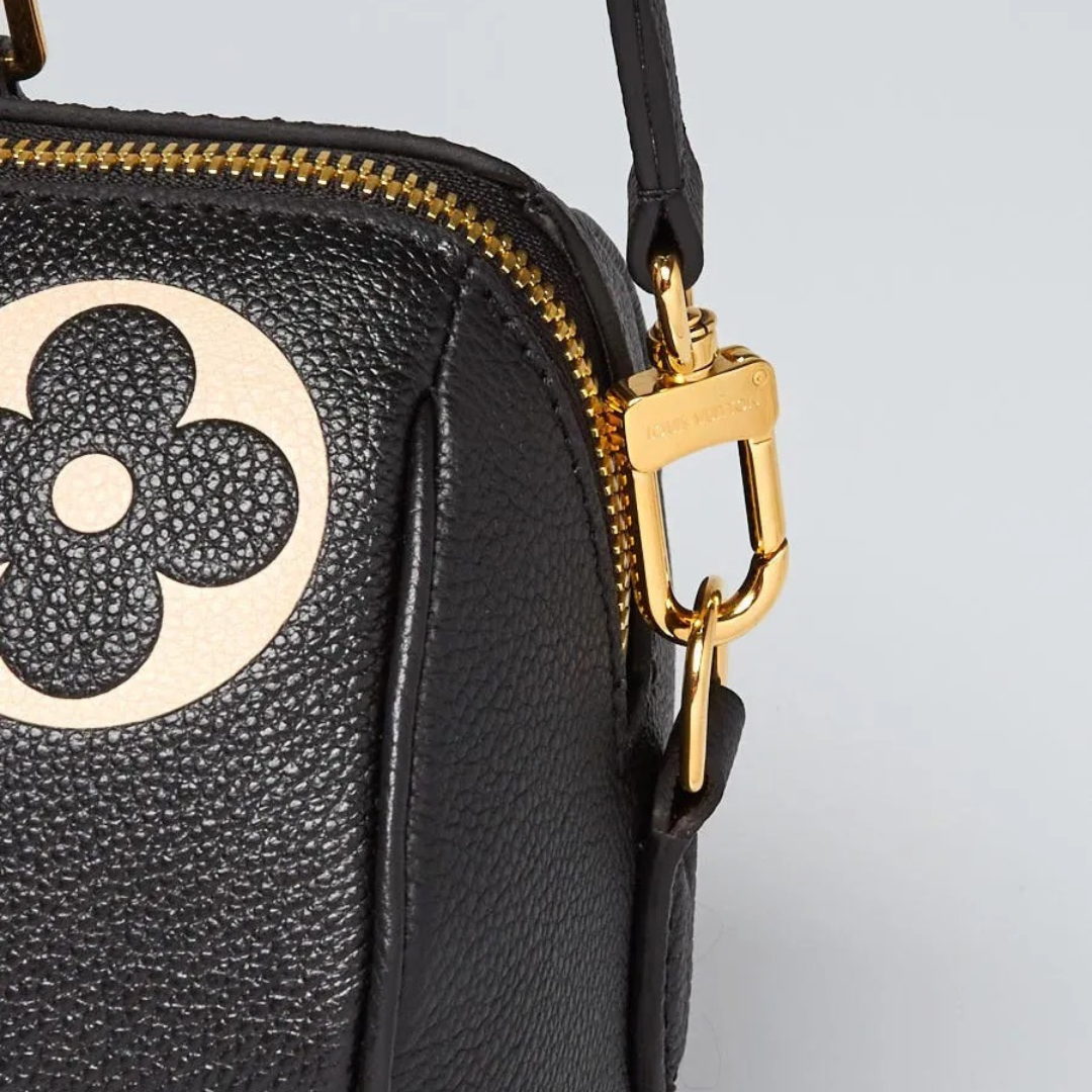 LOUIS VUITTON SPEEDY BANDOULIÈRE 25 EMPREINTE BAG BLACK