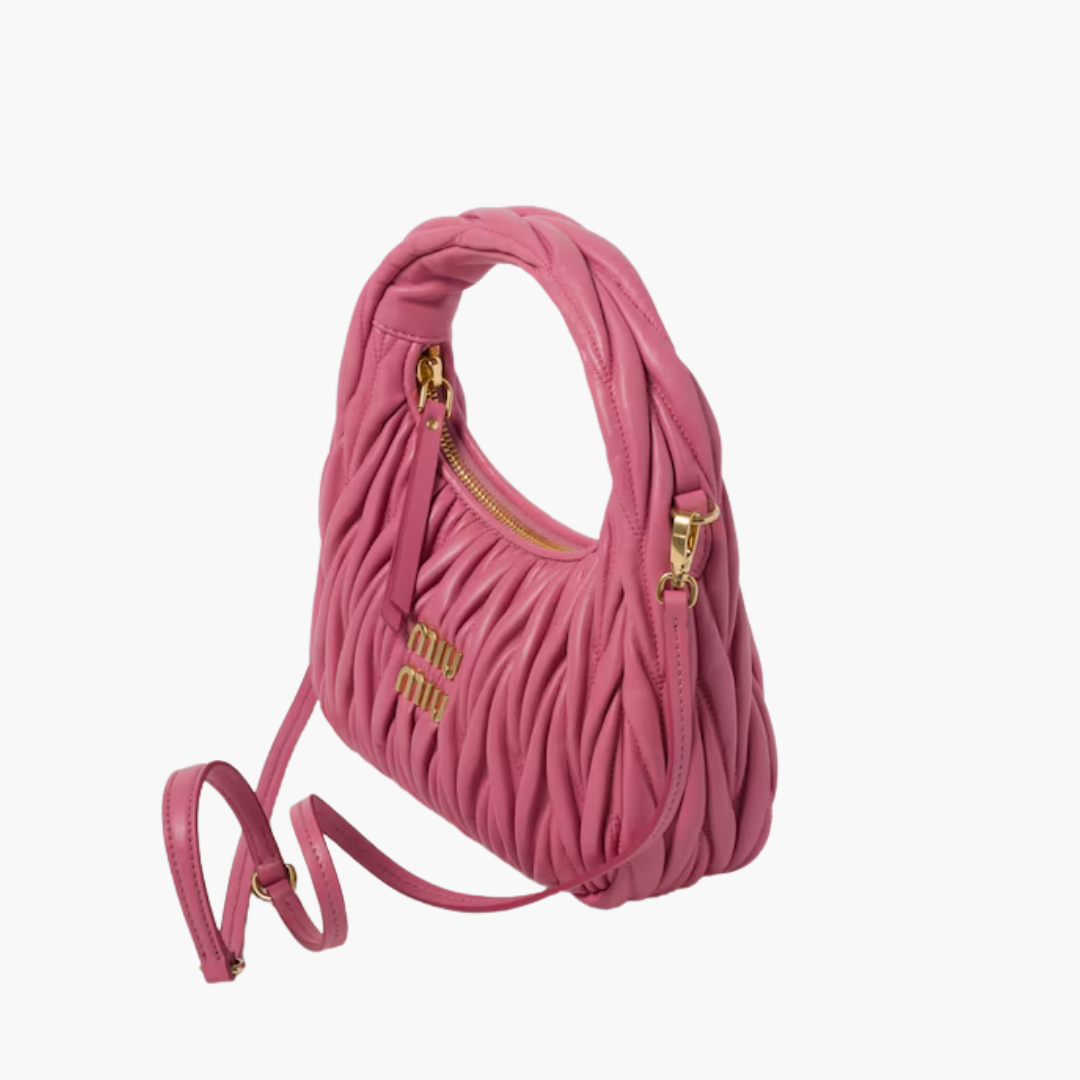 MIU MIU WANDER SHOULDER BAG MADE OF MATELASSÉ NAPPA LEATHER