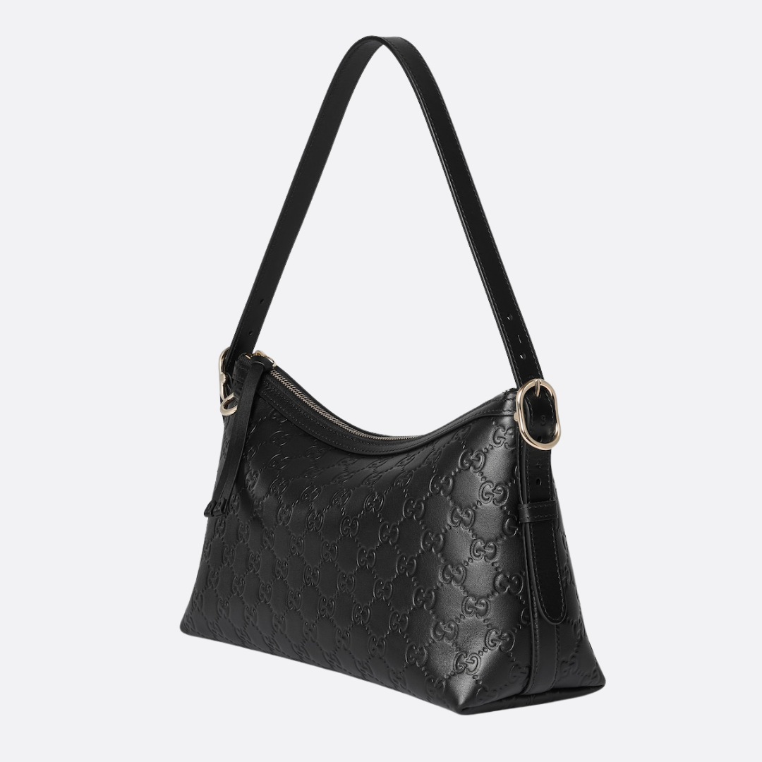 GUCCI – MEDIUM SHOULDER BAG WITH GG EMBLEM