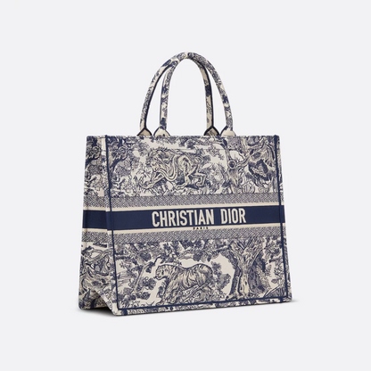 LARGE DIOR BOOK TOTE BAG