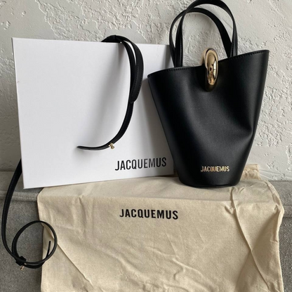 JACQUEMUS LE PETIT BAMBOLA LEATHER BAG
