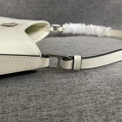 PRADA CLEO SHOULDER BAG MADE OF BRUSHED LEATHER