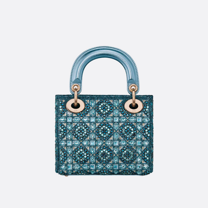 LADY DIOR MINI WITH PEARLS