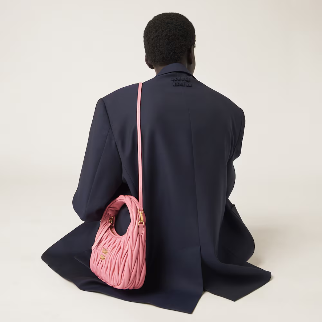 MIU MIU WANDER SHOULDER BAG MADE OF MATELASSÉ NAPPA LEATHER