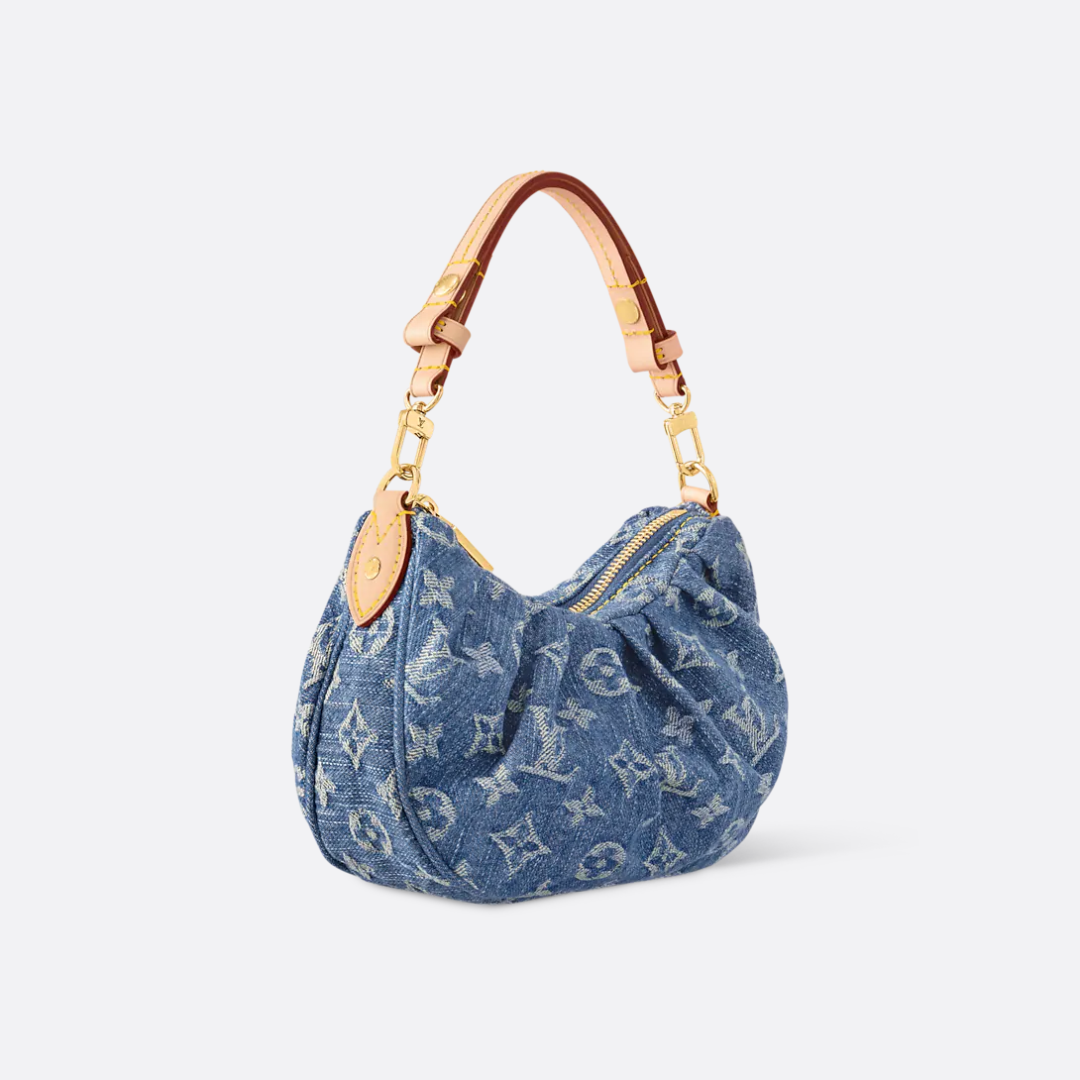 LOUIS VUITTON HAND BAG MADE OF MONOGRAM DENIM