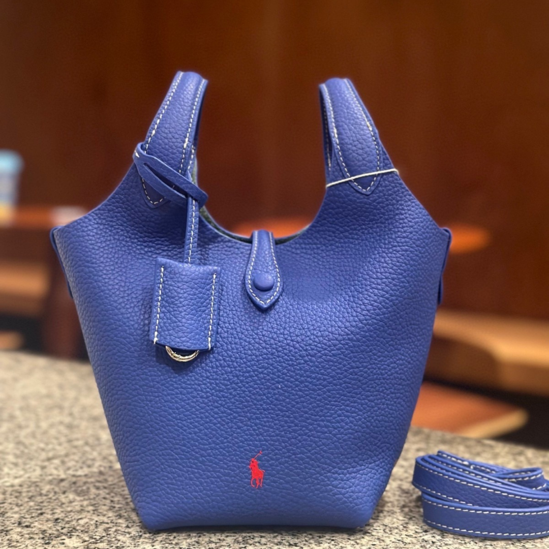 POLO PLAY SMALL LEATHER TOTE & CROSSBODY BAG