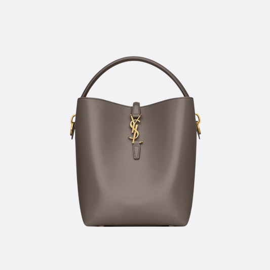 SAINT LAURENT LE 37 BUCKET BAG IN SHINY LEATHER
