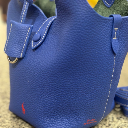 POLO PLAY SMALL LEATHER TOTE & CROSSBODY BAG