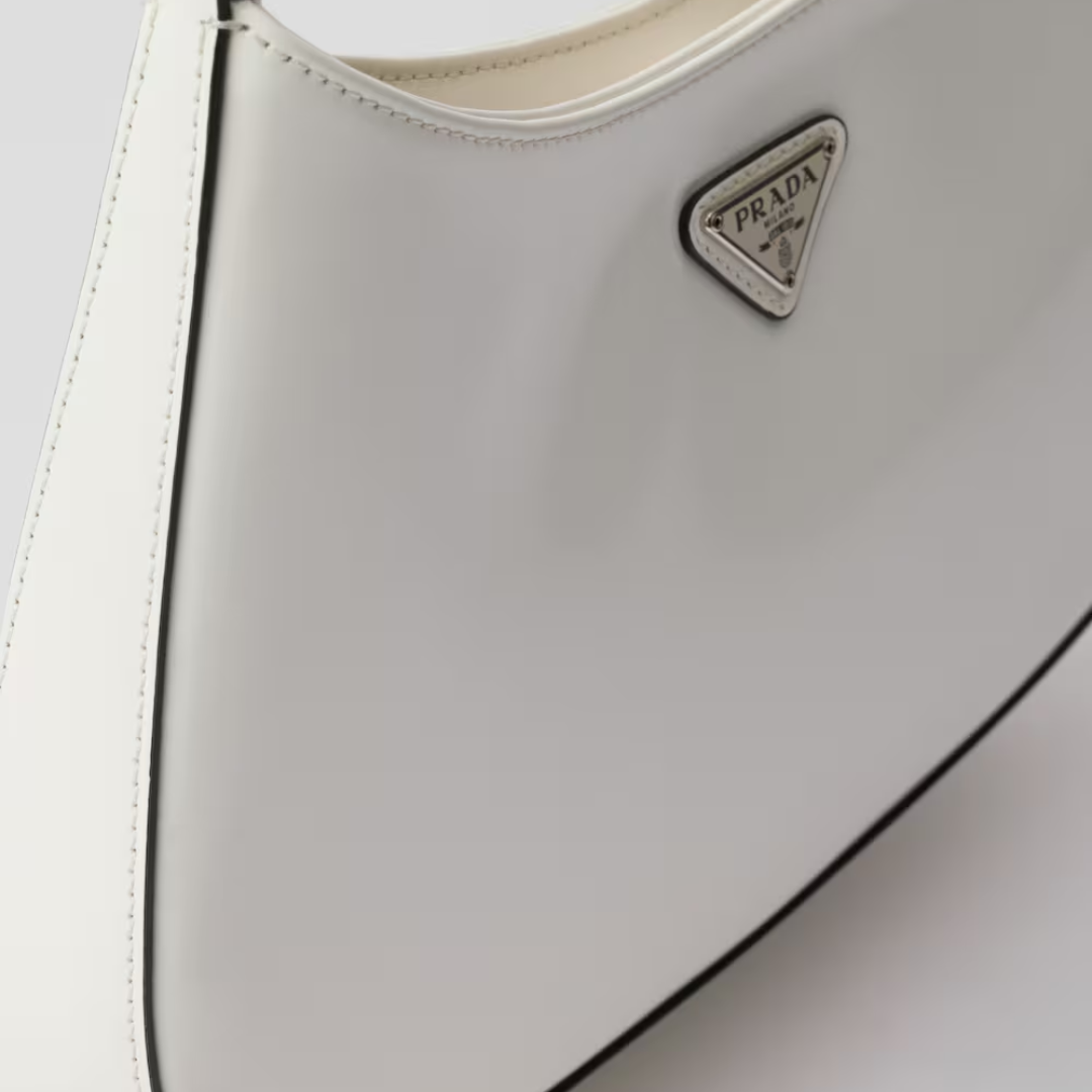 PRADA CLEO SHOULDER BAG MADE OF BRUSHED LEATHER