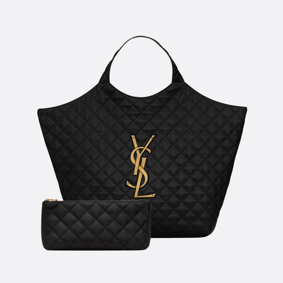 SAINT LAURENT ICARE HAND BAG MADE OF QUILTED LAMB LEATHER