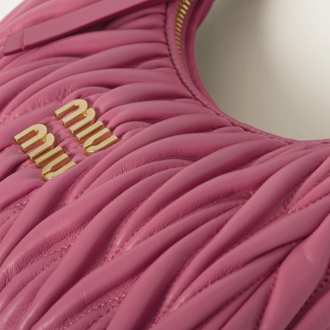 MIU MIU WANDER SHOULDER BAG MADE OF MATELASSÉ NAPPA LEATHER