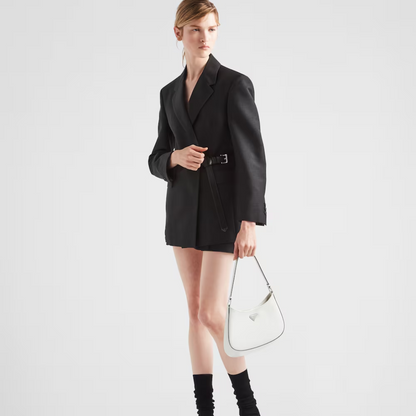 PRADA CLEO SHOULDER BAG MADE OF BRUSHED LEATHER