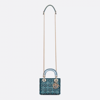 LADY DIOR MINI WITH PEARLS