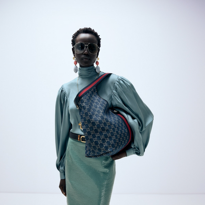LARGE GUCCI GIGLIO SHOPPER BAG