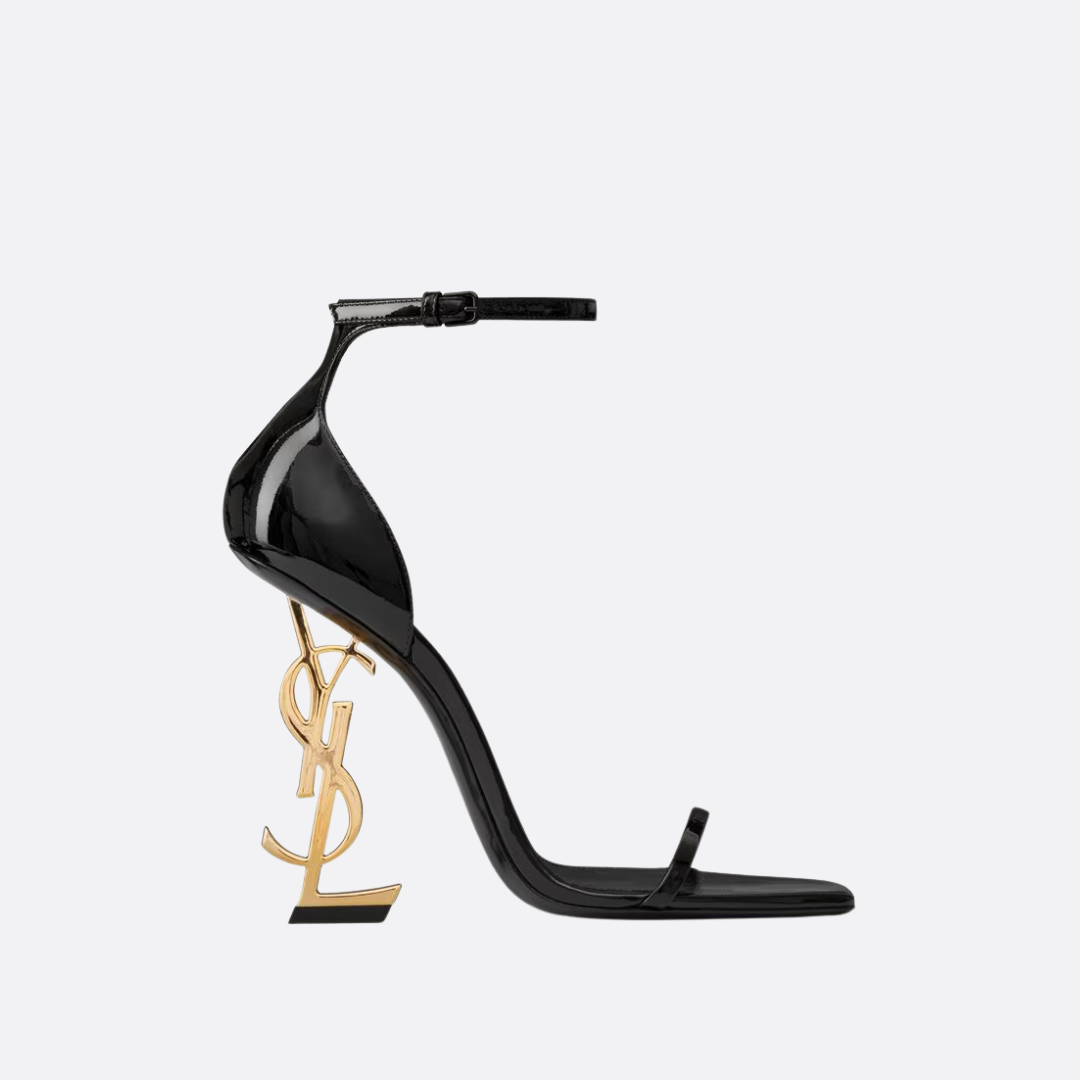 YVES SAINT LAURENT SET HANDBAG AND SANDALS