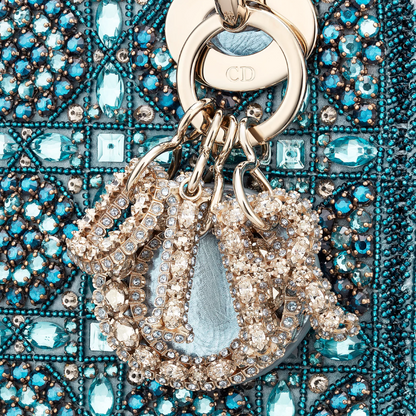 LADY DIOR MINI WITH PEARLS