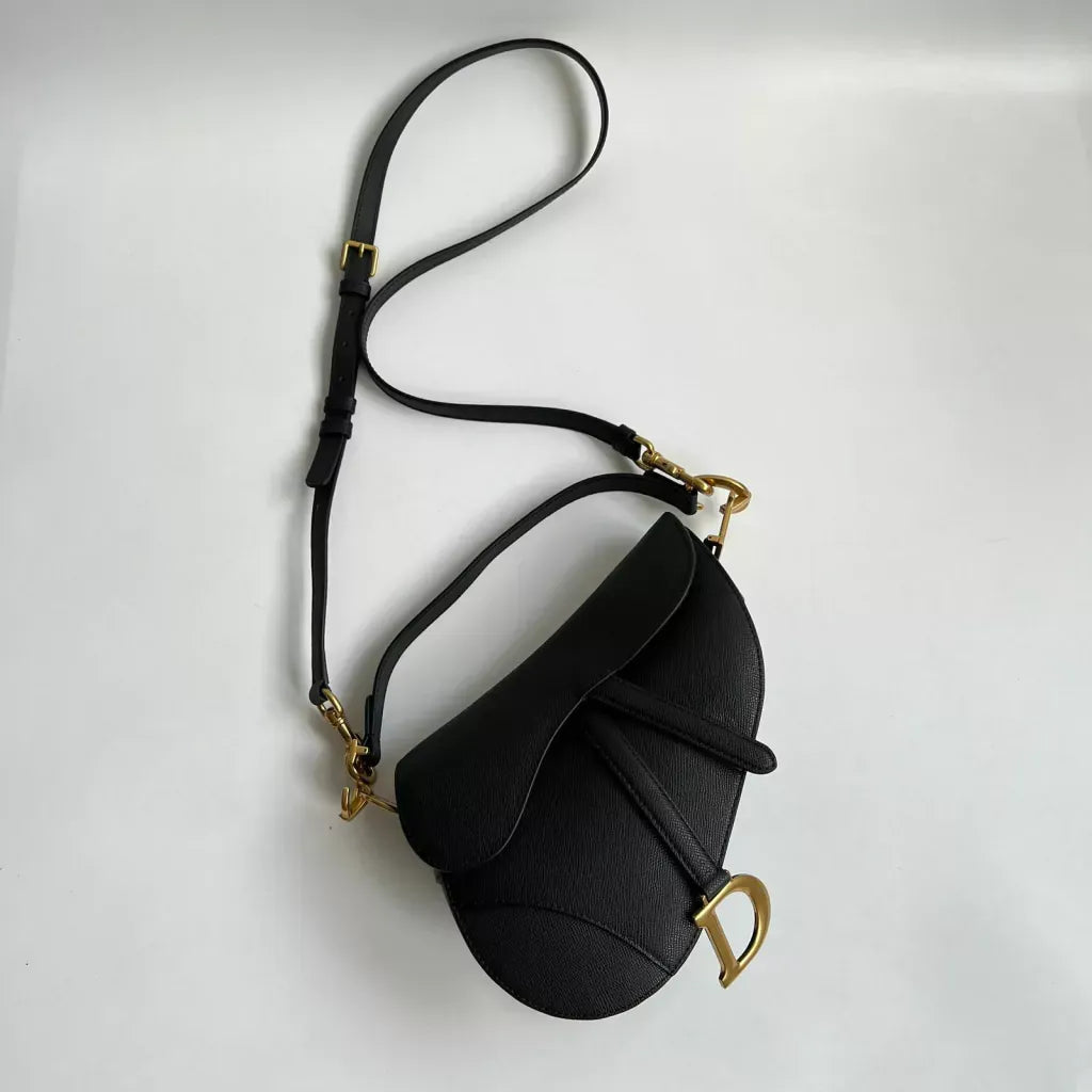 DIOR LARGE SOFT SADDLE HANDBAG WITH STRAP