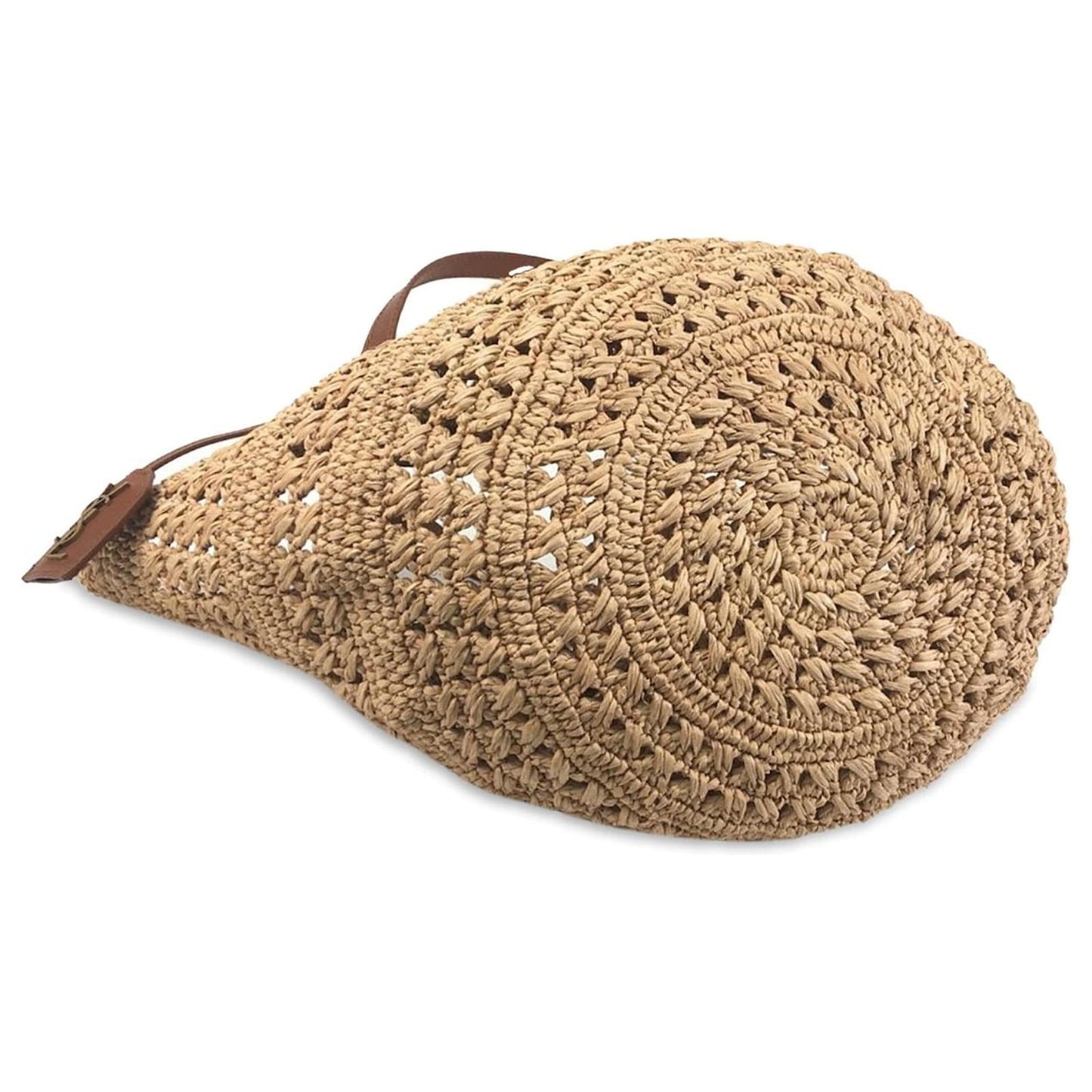 YVES SAINT LAURENT HAND BAG MADE OF RAFFIA