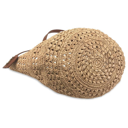 YVES SAINT LAURENT HAND BAG MADE OF RAFFIA