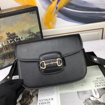 GUCCI 1995 SHOULDER BAG WITH HORSEBITE