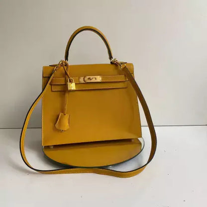 HERMÈS BIRKIN 25 HSS BAG IN CHALK / GRIS TOURTERELLE MADE OF TOGO LEATHER