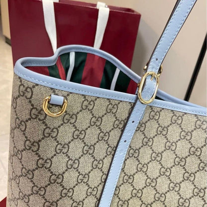LARGE GG EMBLEM SHOPPER BY GUCCI